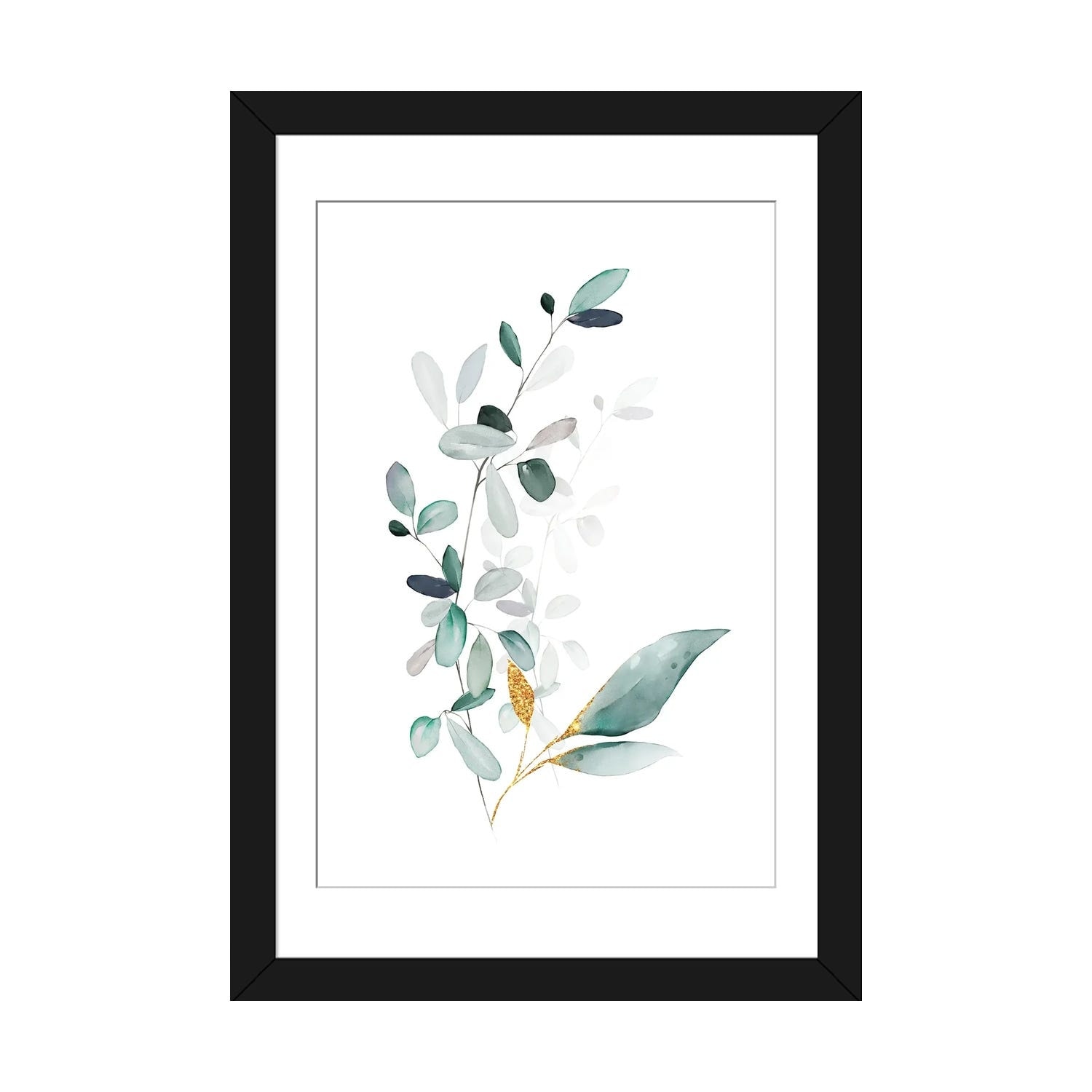 iCanvas "Modern Botanicals Gold & Sage" by Nordic Print Studio