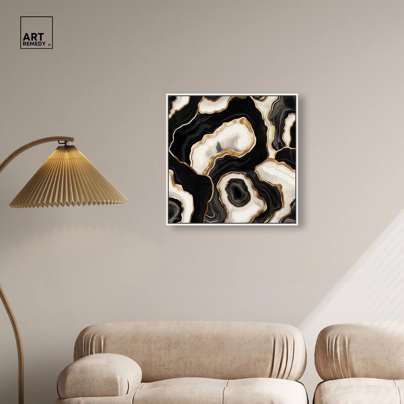 Coal Core Canvas by Art Remedy