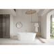 Option Glossy White with Brushed Nickel Trim