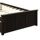 preview thumbnail 14 of 16, Platform Bed with Twin Size Trundle, Twin Size Frame, Gray