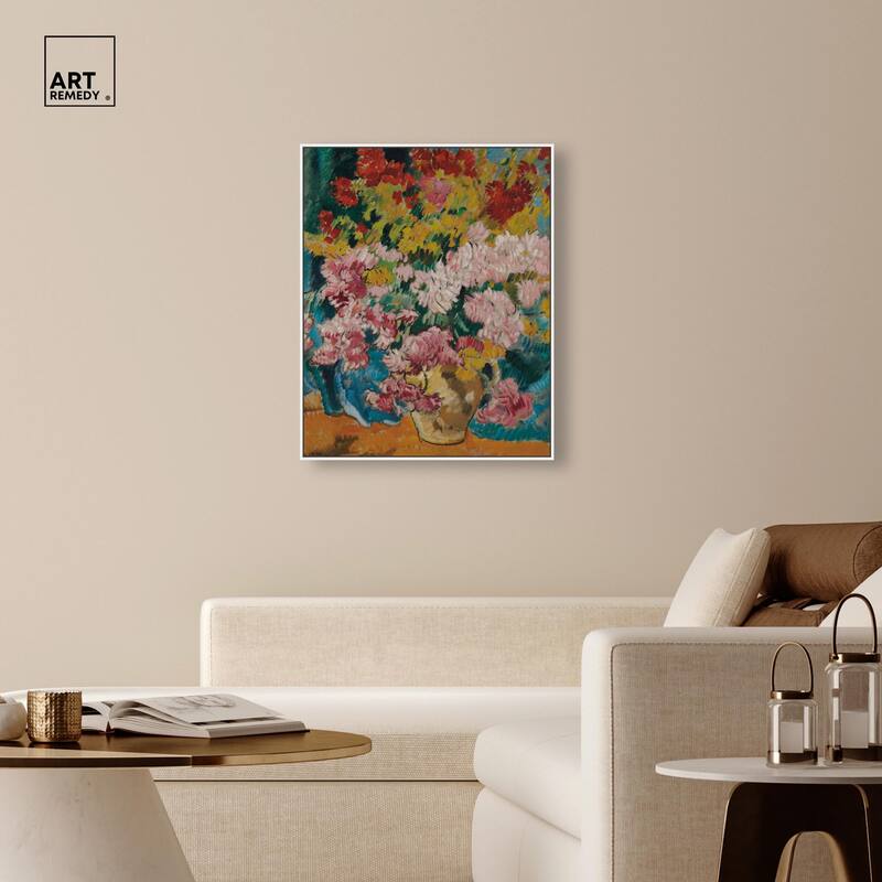 Give him Flores Canvas by Art Remedy