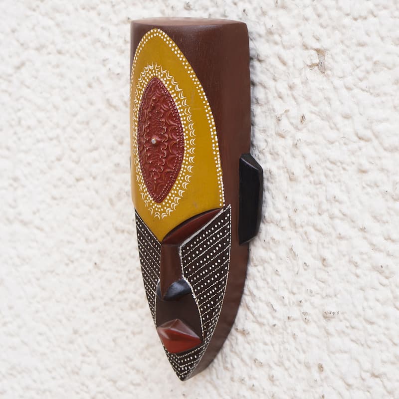 Novica Handmade True Legend African Wood Mask