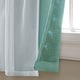 preview thumbnail 74 of 108, ATI Home Catarina Layered Curtain Panel Pair with grommet top