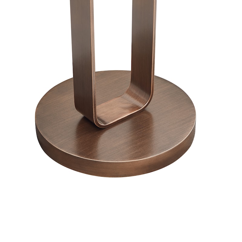 Tryon Antique Bronze Accent Table