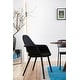 preview thumbnail 11 of 27, Retro Upholstered Dining Armchair w/ Walnut Legs
