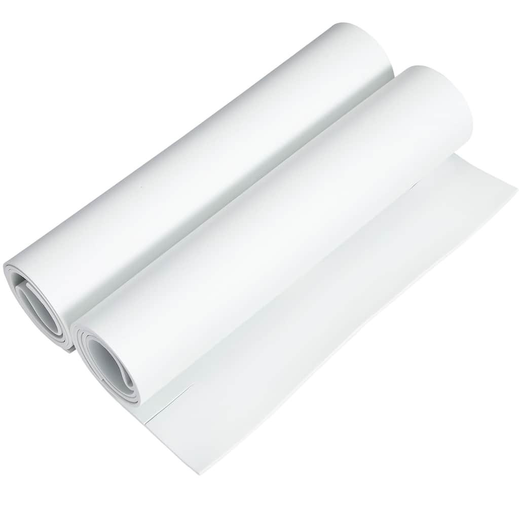 Bright Creations 2 Pack White EVA Foam Roll, 3mm High Density Sheets for Crafts, Cosplay, 14x39"