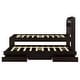 preview thumbnail 14 of 16, Storage Twin Size Platform Bed with LED Headboard, Trundle and 2 Drawers