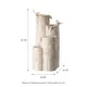 preview thumbnail 6 of 34, Glitzhome 26"H/ 31"H 4-Tier LED Vase-Shaped Ceramic Outdoor Floor Fountain with Birds/ Lotus