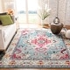 preview thumbnail 18 of 161, SAFAVIEH Monaco Lillie Boho Medallion Distressed Area Rug 12' x 18' - Light Blue/Fuchsia