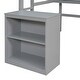 preview thumbnail 26 of 43, Full size Loft Bed with Desk, Writing Board and Drawers Cabinet, White