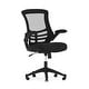 preview thumbnail 4 of 44, Mid-Back Mesh Swivel Ergonomic Task Office Chair with Flip-Up Arms Black Mesh