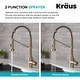 Thumbnail 108, Kraus Bolden 2-Function 1-Handle Commercial Pulldown Kitchen Faucet. Changes active main hero.