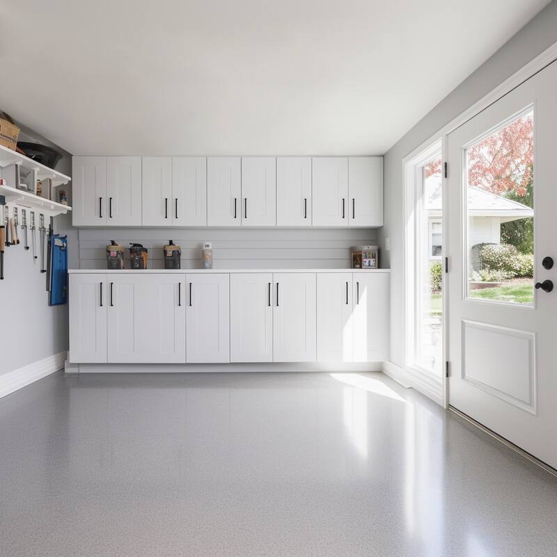 White Solid Wood Double Door Wall Cabinet 2 Doors and 3 Shelves for Kitchen Storage, Adjustable Shelves (24"W×12"D×42"H)