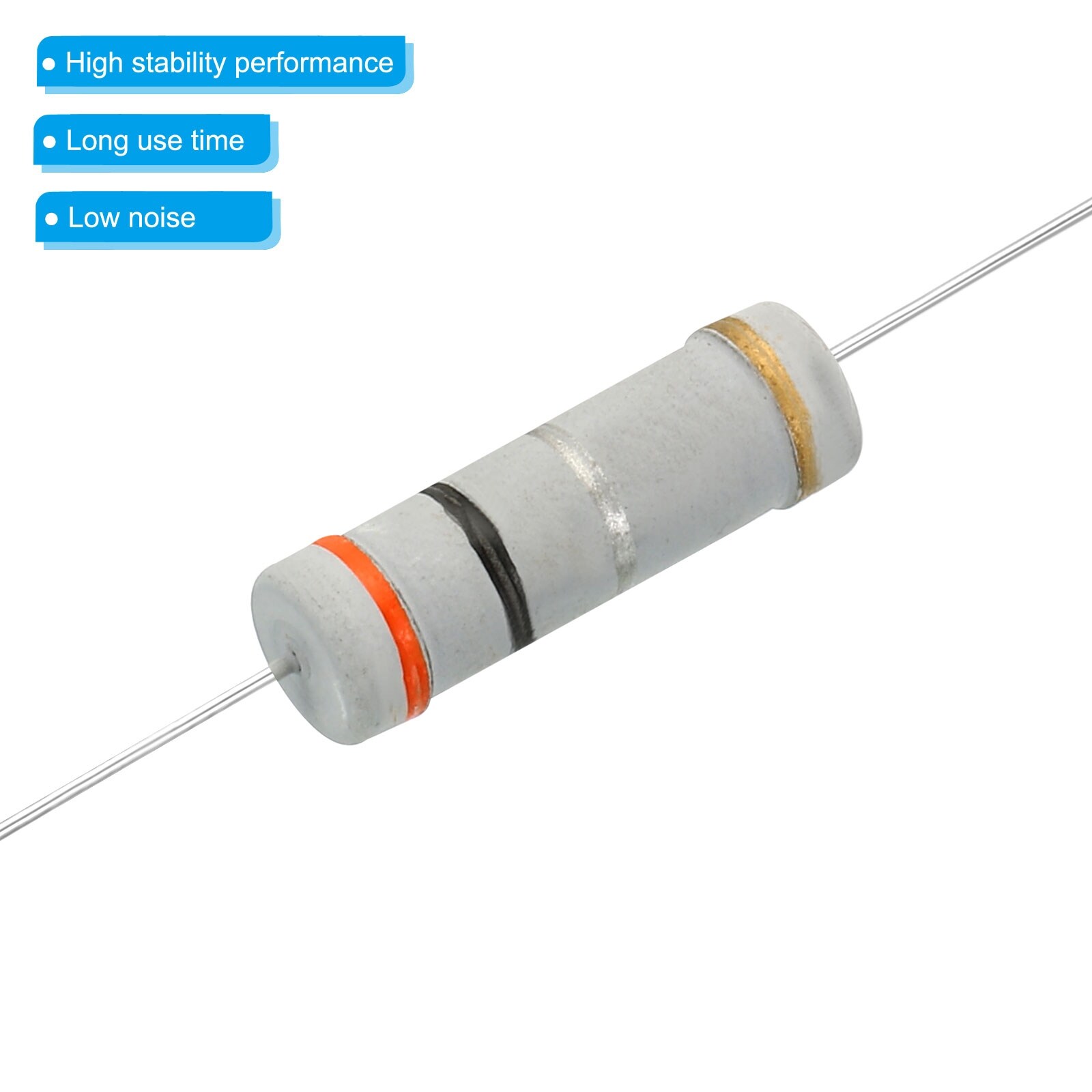 51K ohm 1/4 Watt ±5% Tolerance Carbon Film Resistor, CFR Resistor