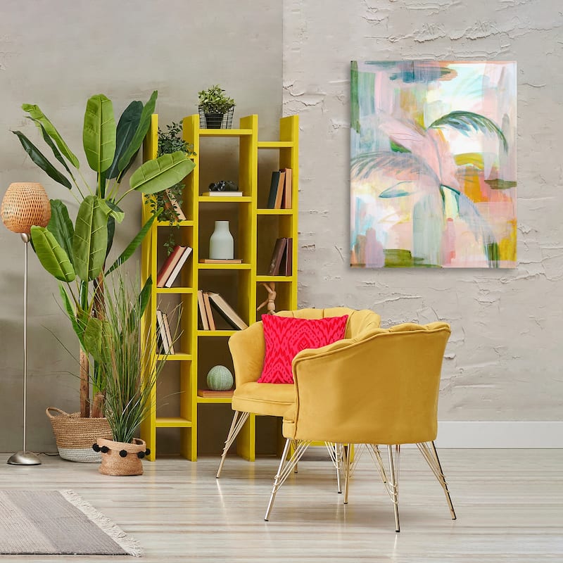 Stupell Palm City Abstraction Canvas Wall Art Design By Gemma Bardot