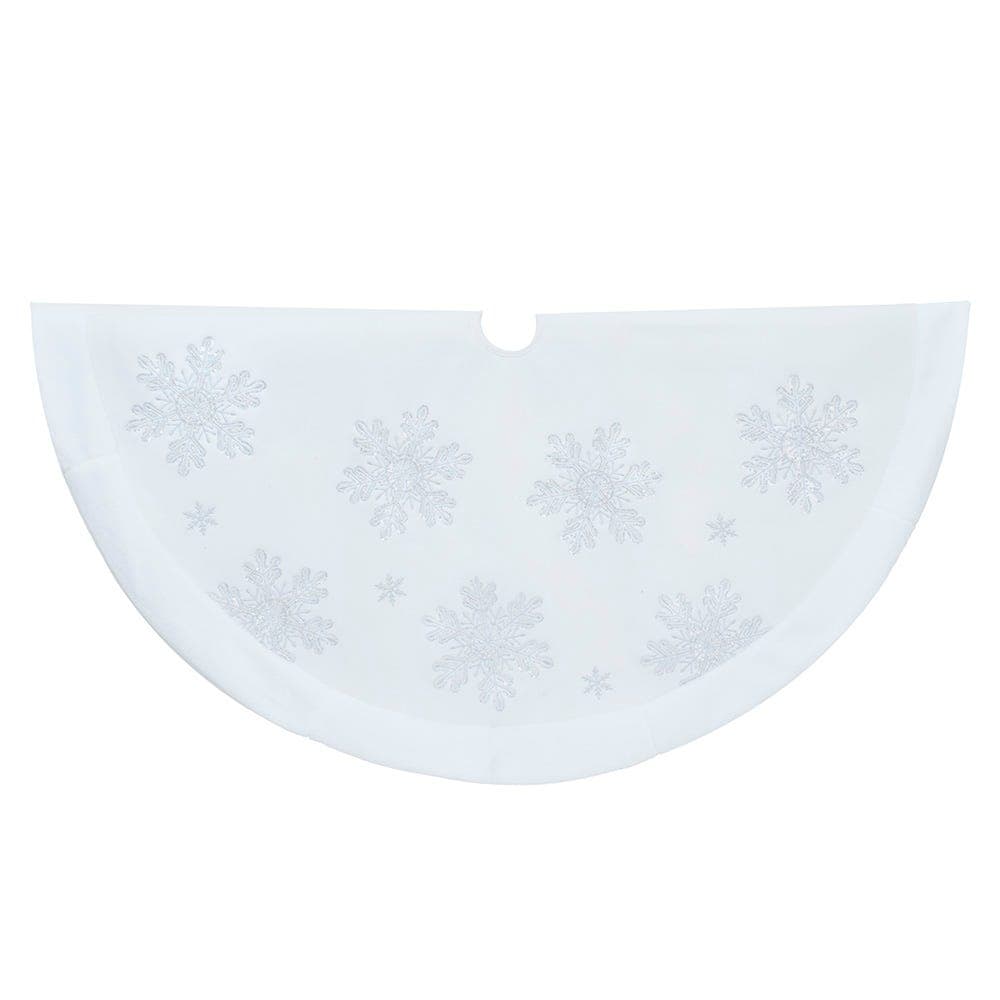 Kurt Adler 48-Inch Iridescent Sequined Velvet Tree Skirt