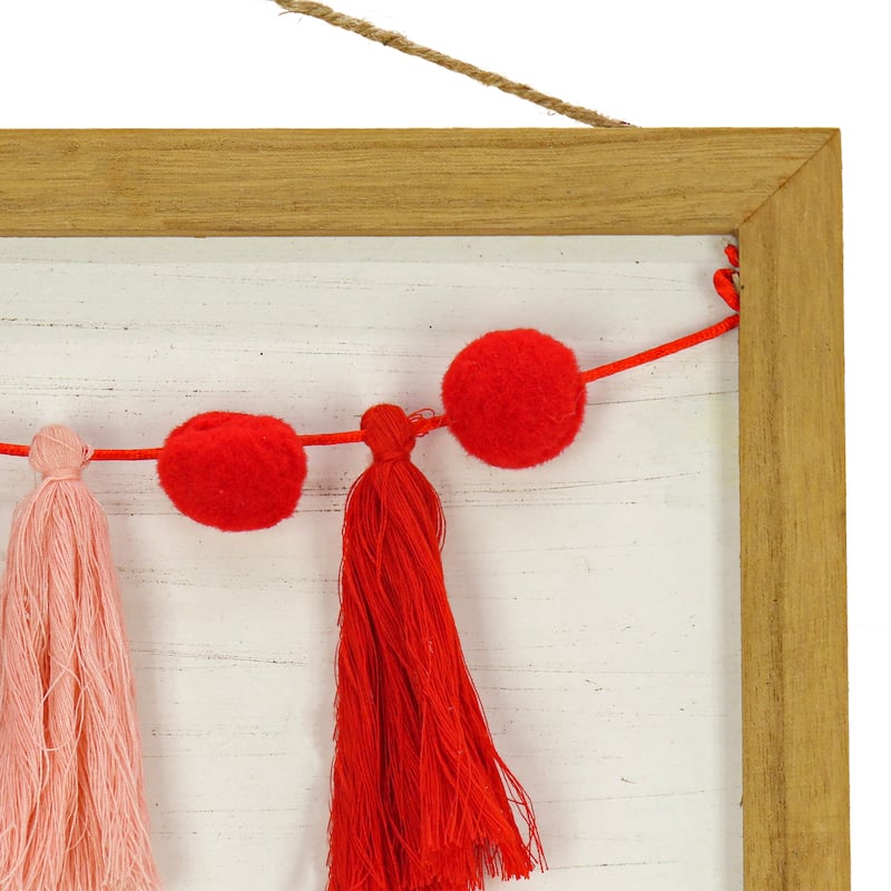 National Tree Company 13 in. Valentine's "Follow Your Heart" Wall Sign - 13 in