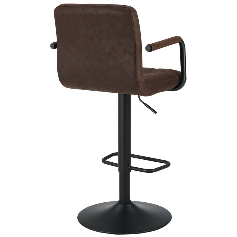 Swivel Adjustable Height with Armrest Bar Stools