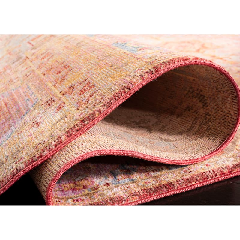 SAFAVIEH Valencia Chedva Boho Oriental Distressed Rug - Multi - 8' x 10'