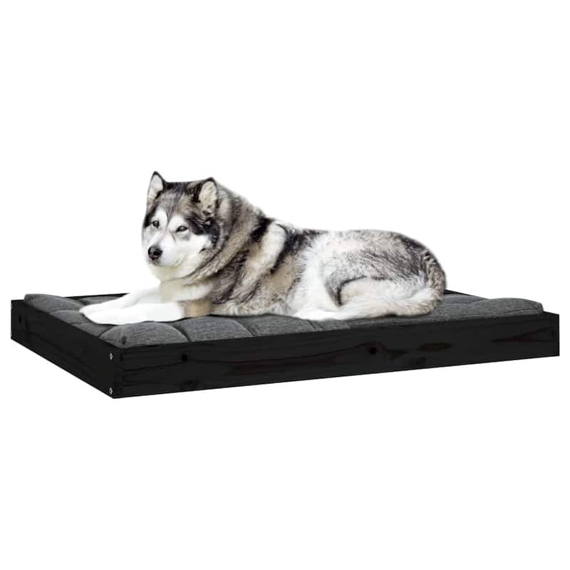 vidaXL Dog Bed 40"x29.1"x3.5" Solid Wood Pine - 40" x 29.1" x 3.5"
