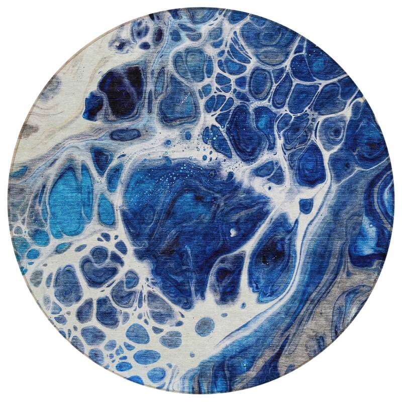 HomeRoots Nautical Transitional Rectangle Outdoor Rug