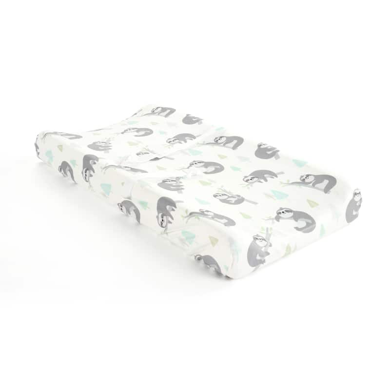 Lush Decor Hygge Sloth Soft & Plush Changing Pad Cover - 32" x 16" x 5"