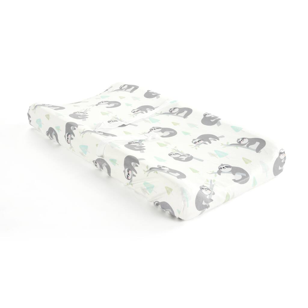 Lush Decor Hygge Sloth Soft & Plush Changing Pad Cover - 32" x 16" x 5"
