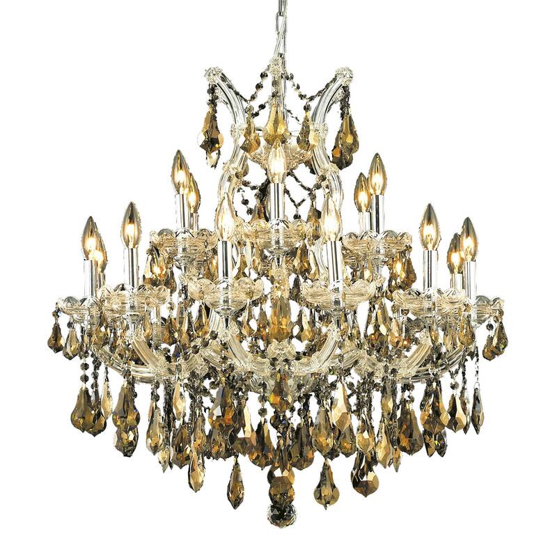 Fleur Illumination 19 light Chrome Chandelier