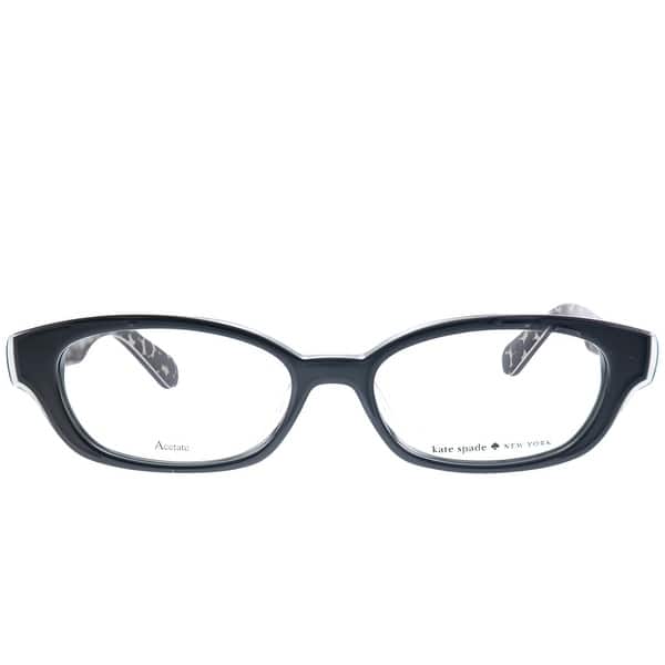 Kate Spade Low Bridge Fit Ks Amedia F S30 50mm Womens Black Frame Eyeglasses 50mm Overstock 30403463