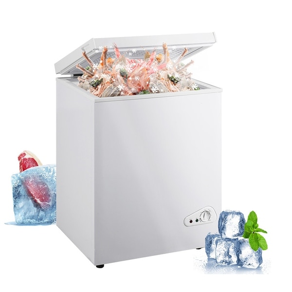 Commercial Cool 5.1 Cu. Ft Chest Freezer in White - BCFK516
