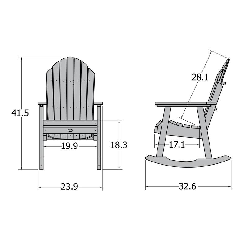 HIGHWOOD Hamilton Outdoor Rocking Chair