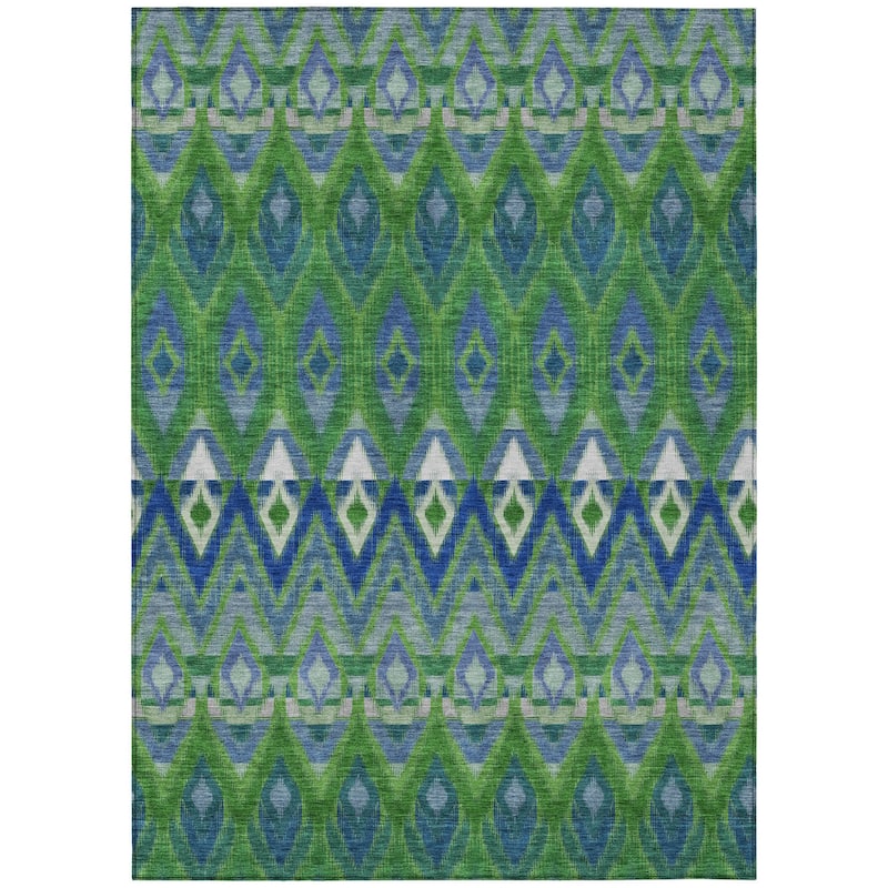 HomeRoots Southwestern Transitional Rectangle Outdoor Rug