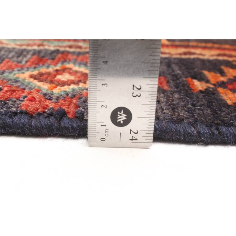 ECARPETGALLERY Hand-knotted Konya Anatolian Dark Red Wool Rug - 4'2 x 6'9