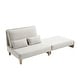 preview thumbnail 11 of 33, Chenille Upholstered 3-in-1 Convertible Sleeper Foldable Sofa Bed Recliner Chair with 3 Pillows