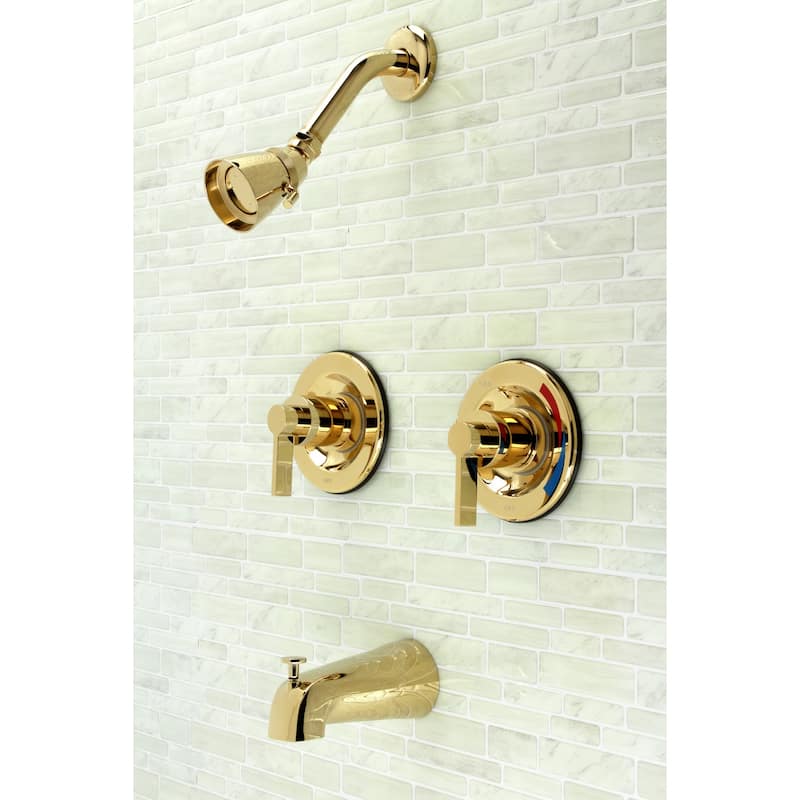 NuvoFusion Two-Handle Tub and Shower Faucet with Volume Control