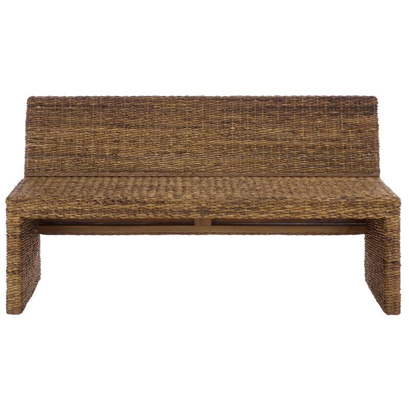 SAFAVIEH Couture Graylee Abaca Bench - 60"W x 22"D x 32"H