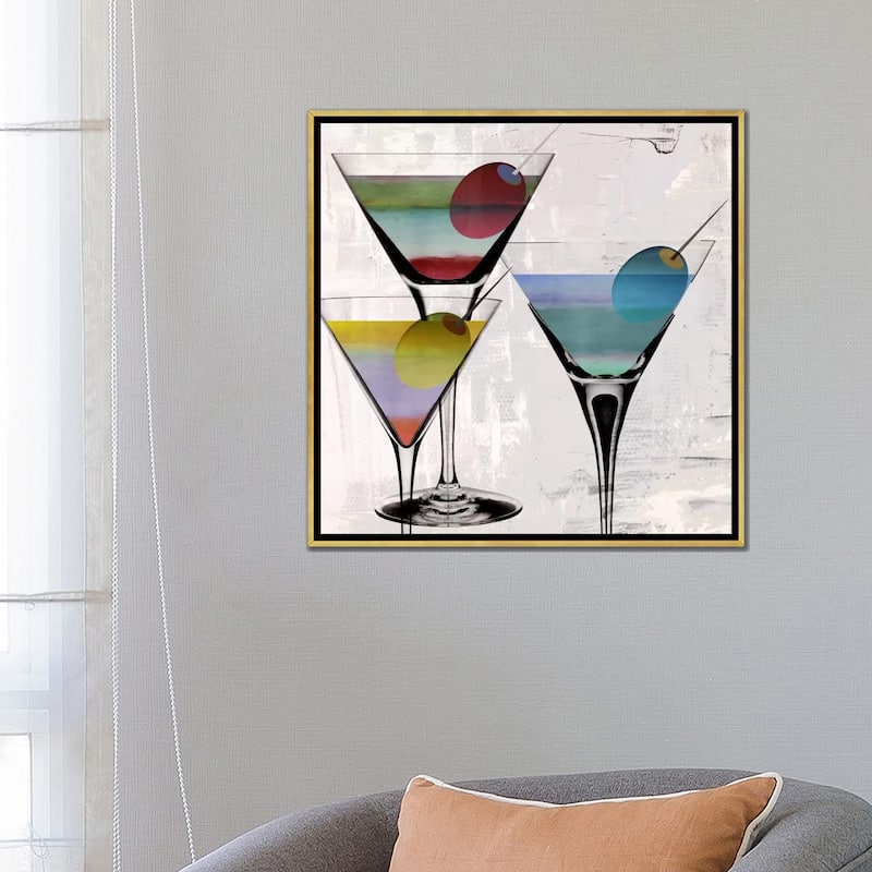 iCanvas "Cafe Prism II" by Color Bakery Framed Canvas Print