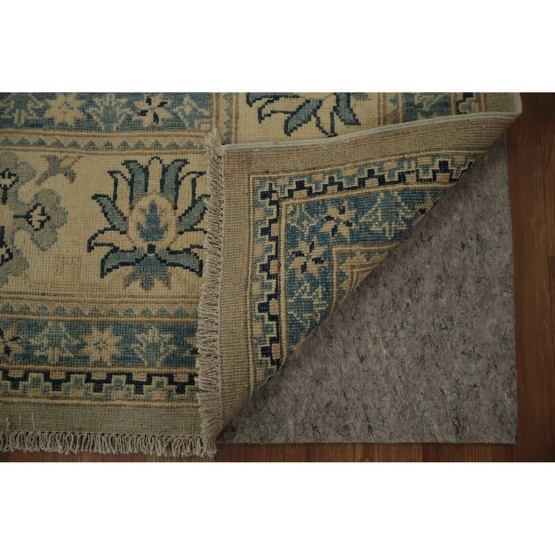 Hand Knotted Oriental 100% Wool Carpet Traditional Floral Green Ziegler Area Rug - 11' 5'' X 8' 11''