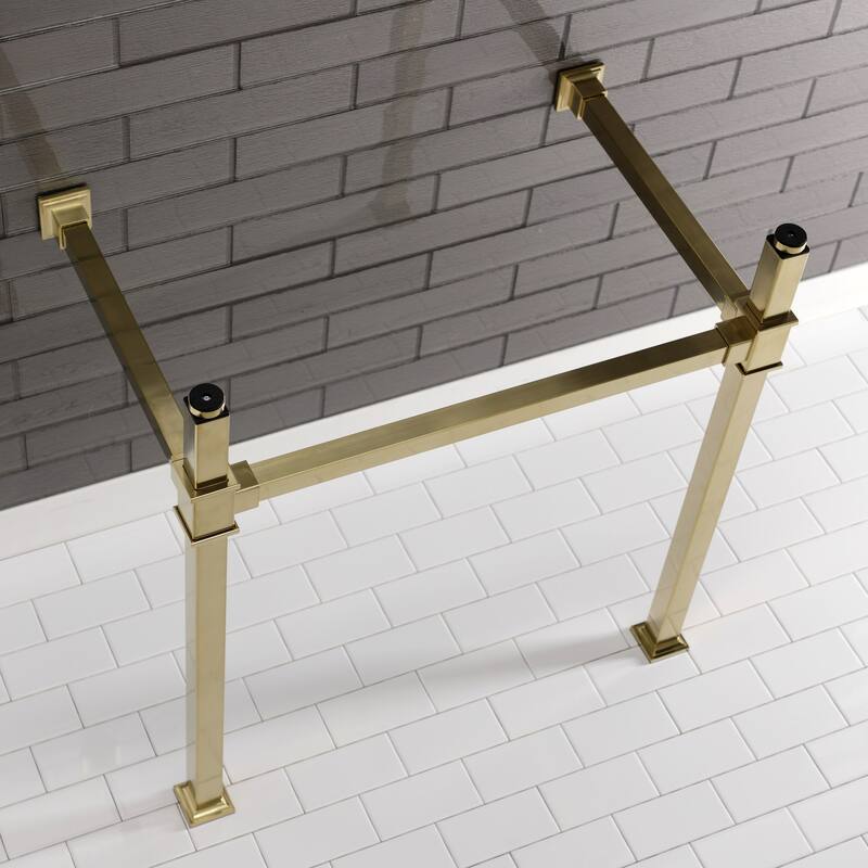 Kingston Brass Fauceture Stainless Steel Console Sink Legs