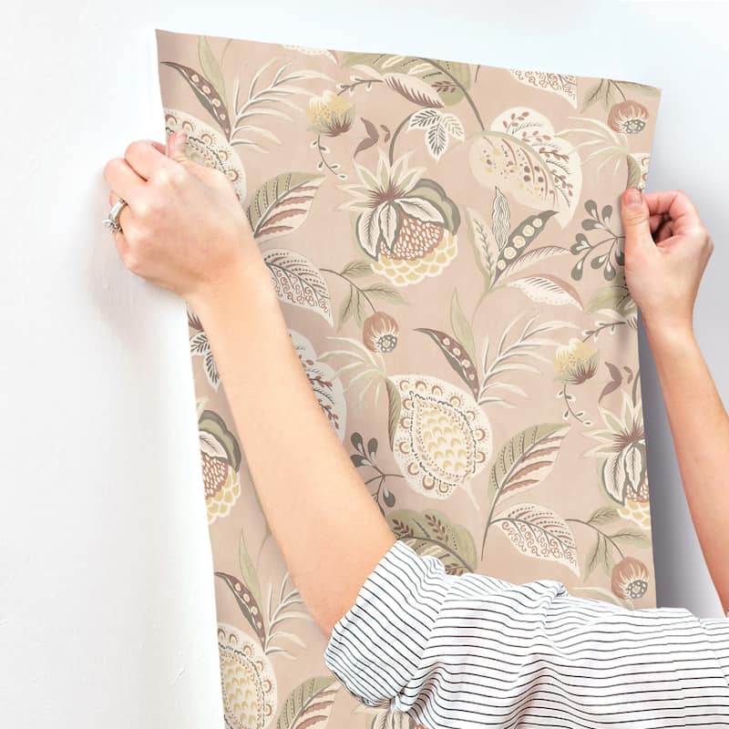 Chesapeake Bohemian Blush Jacobean Wallpaper