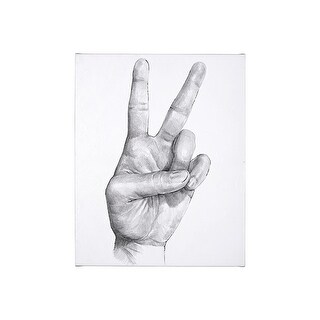 Hand Signs II (28 x 35) Canvas Art Print - Bed Bath & Beyond - 39291264