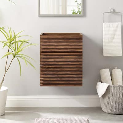 Render 18" Wall-Mount Bathroom Vanity Cabinet (Sink Basin Not Included)