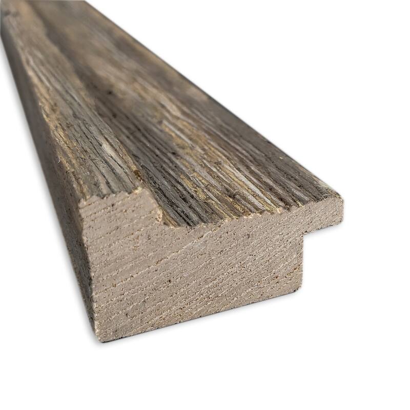 Regis Barnwood Narrow Wood Framed White Corkboard Bulletin Board