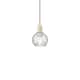 Option Antique Brass / Clear Water Glass