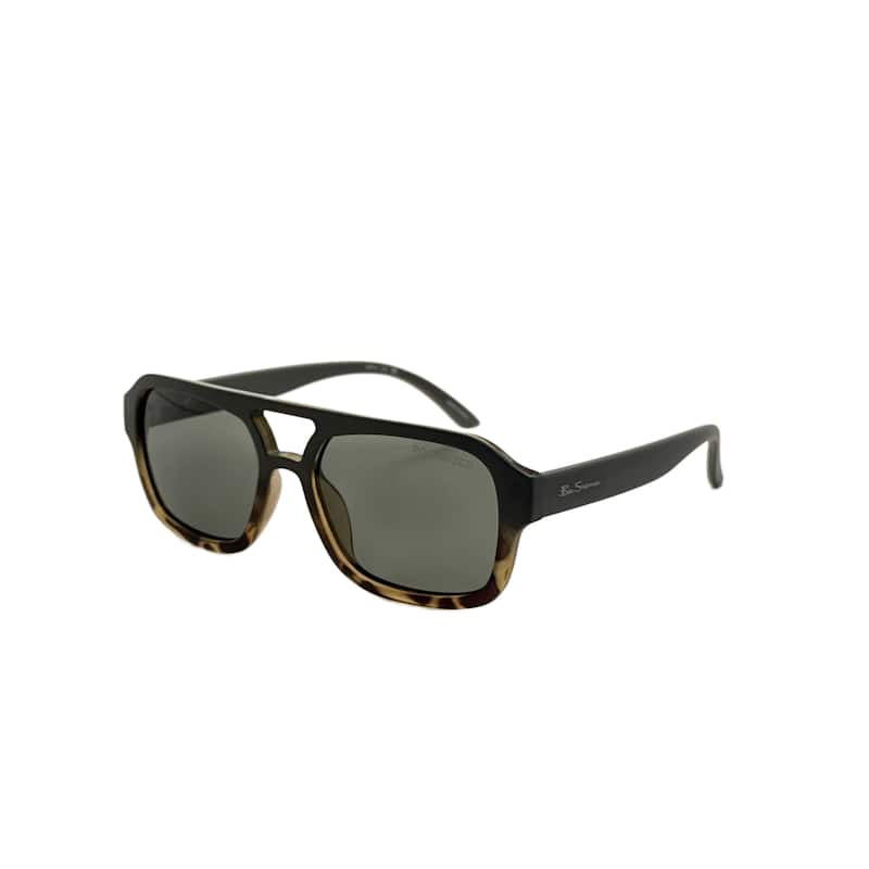 Ben Sherman Men's Dylan 53mm Green Polarized Sunglasses