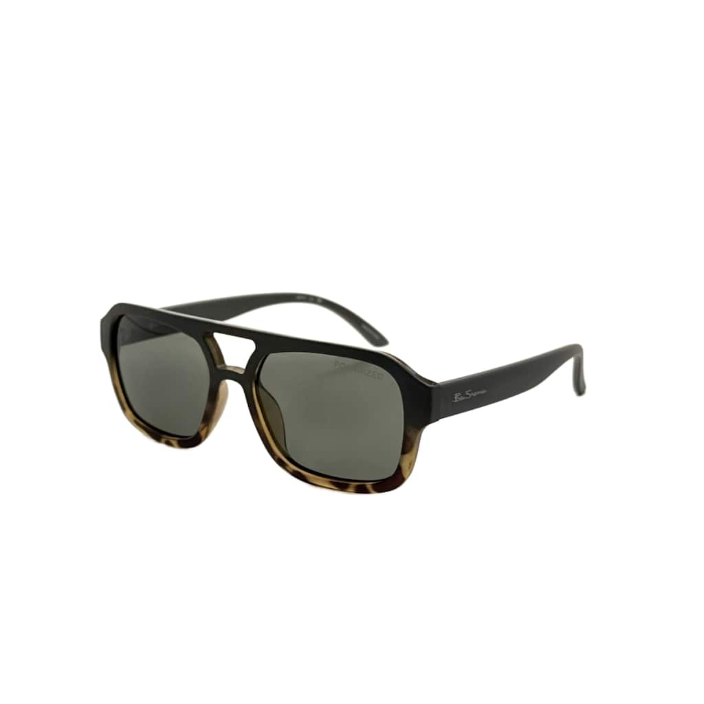 Ben Sherman Men's Dylan 53mm Green Polarized Sunglasses