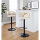preview thumbnail 103 of 141, Carson Carrington Viby Adjustable Bar Stool with Rounded T Footrest (Set of 2)