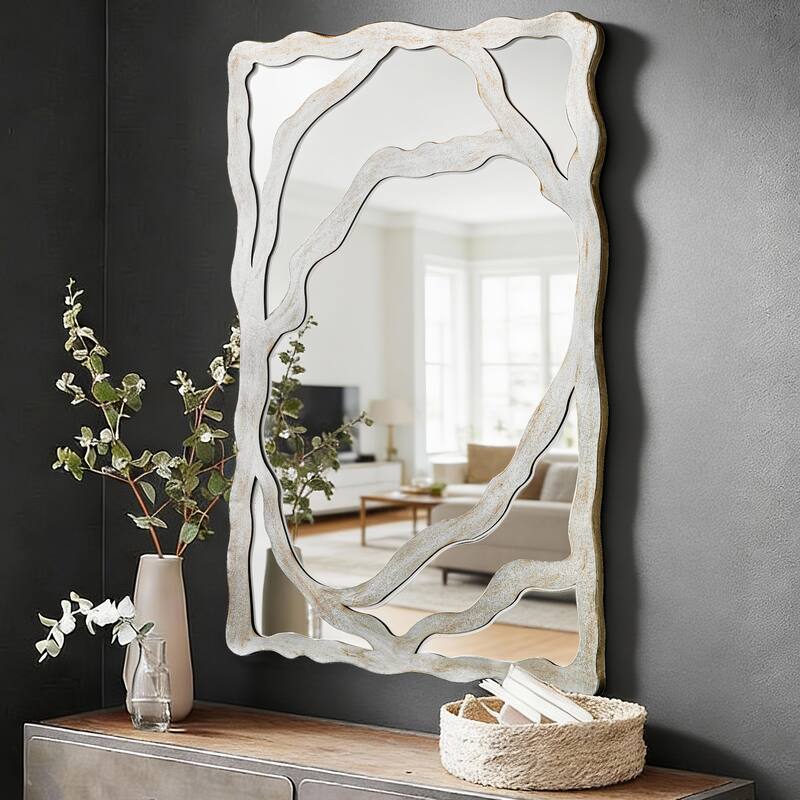 39" Metal Accent Wall Mirror - 39.4"×25.6" - 39.4"×25.6"