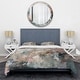preview thumbnail 3 of 5, Designart "Brushstroke Abstract Painting I" Cream Modern - Bedding Cover Set With Shams