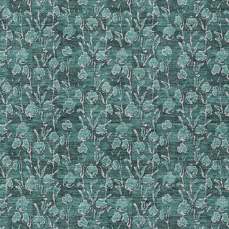 HomeRoots Floral Transitional Rectangle Outdoor Rug